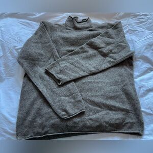 Hope Gray Roll Sweater